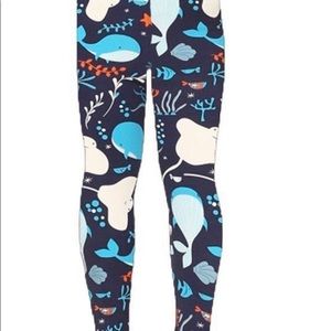 Under the Sea KIDS LARGE Peachskin Leggings